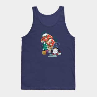 Christmas Gnomes celebrating Tank Top